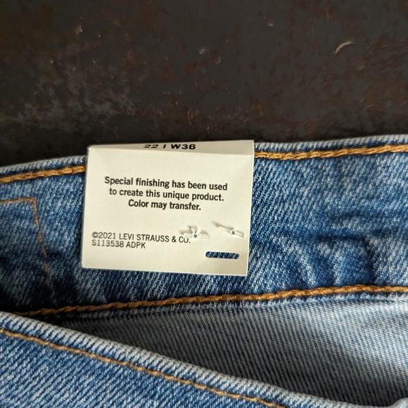 NWT Levi Strauss High-rise Loose Straight Jeans, Size 22 - Picture 7 of 12